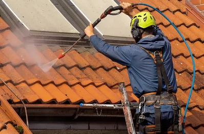 Démoussage et hydrofuge de toiture à Falaise